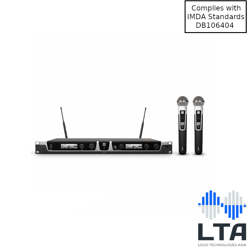 LD Systems U505 HHD 2 Wireless Microphone System with 2 x Dynamic