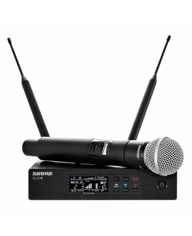 Shure QLXD24 B58 Digital Wireless Handheld Microphone System with