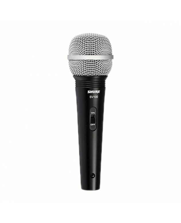 Shure SV100 Vocal Karaoke Singing Microphone with On/Off Switch, 15ft  XLR-1/4 Cable SingaporeProAudio
