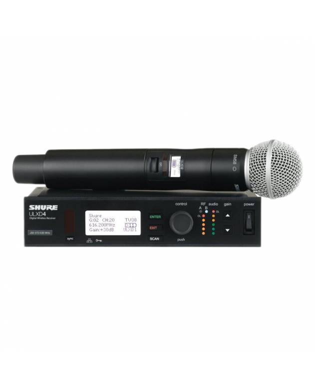 Shure ULXD24 SM58 Digital Wireless Handheld Microphone System with