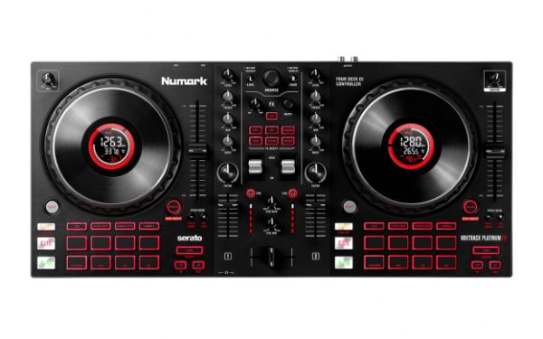 Numark Mixtrack Platinum FX 4-Deck Advanced DJ Controller with Jog Wheel  Displays and Effects Paddles - SingaporeProAudio