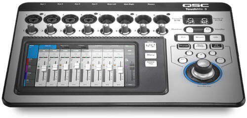 QSC TouchMix-8 Compact Digital Mixer With Touchscreen - SingaporeProAudio