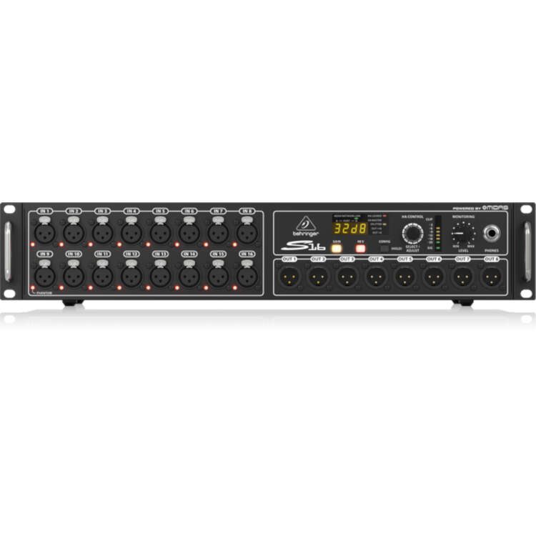 Behringer S16 I/O Box with 16 Remote-Controllable Midas Preamps ...