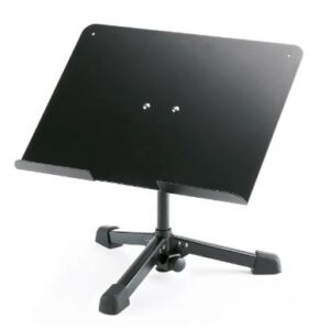 K&M 12140-000-55 Universal Table Top Stand for Laptops and Multimedia Black