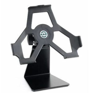 K&M 19752-000-55 iPad (2nd, 3rd or 4th Gen) Table Stand, Black - Image 1