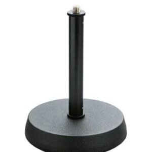 K&M 23200-300-55 Table Mic Stand, Black, 3/8Inch