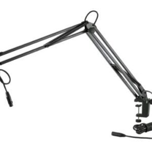 K&M 23850-311-55 23850 Broadcast Microphone Desk Arm w/Clamp