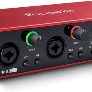 Focusrite Scarlett 2i2 3rd Gen Audio Interface