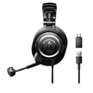 Audio-Technica ATH-M50xSTS-USB StreamSet Closed Back USB Streaming Headset with Cardioid Condenser Microphone