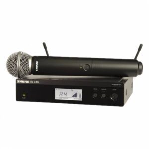 Shure BLX24R/SM58 Handheld Wireless System – Band J10, 584-608MHz