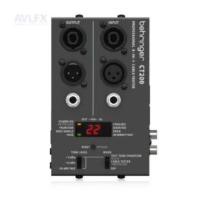 Behringer CT200 Microprocessor-Controlled 8-in-1 Cable Tester - Image 1