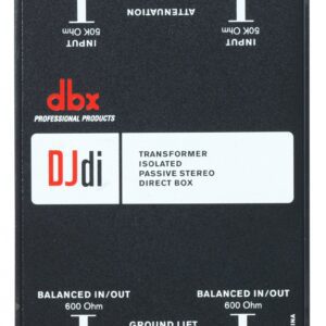 dbx DJDI 2-Channel Passive Direct Box