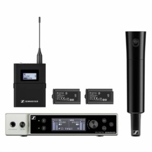 Sennheiser EW-DX SK/SKM-S BASE SET Dual-Channel Digital Wireless System with Bodypack & Handheld Transmitters, No Mics - Image 1