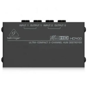 Behringer MICROHD HD400 Ultra-Compact 2-Channel Hum Destroyer