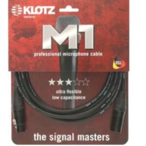Klotz M1FM1N0300 3m M1 Microphone Cable