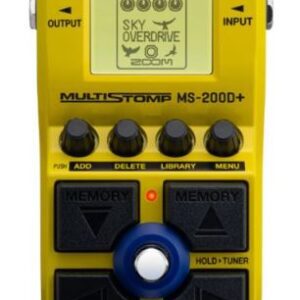 Zoom MS-200D+ MultiStomp Overdrive and Distortion Pedal (Pre Order Only, ETA Apr 2024)