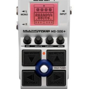 Zoom MS-50G+ MultiStomp Multi-effects Pedal (Pre Order Only) - Image 1