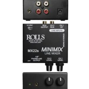 Rolls MX22s Mini Mix 2 Channel mixer