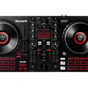 Numark Mixtrack Platinum FX 4-Deck Advanced DJ Controller with Jog Wheel Displays and Effects Paddles