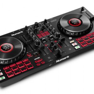 Numark Mixtrack Platinum FX 4-Deck Advanced DJ Controller with Jog Wheel Displays and Effects Paddles - Image 4