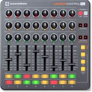 Novation Launch Control XL MIDI Controller With with 24 Knobs, 8 x 60mm Faders, 16 Soft Buttons