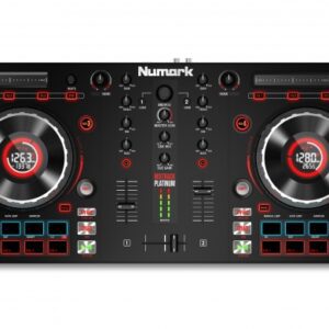 Numark Mixtrack Platinum DJ Controller With Jog Wheel Display