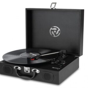 Numark PT01 Touring Classically-styled Suitcase Turntable - Image 1