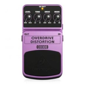 Behringer OVERDRIVE/DISTORTION OD300 2-Mode Overdrive/Distortion Effects Pedal - Image 1