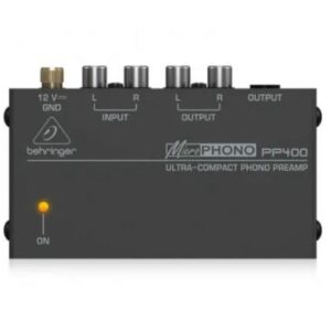 Behringer MICRO PHONO PP400 Ultra-Compact Phono Preamp