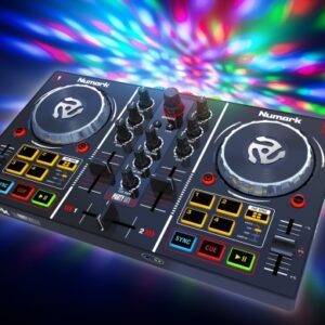 Numark Party Mix DJ Controller with Built-In Sound Card & Light Show