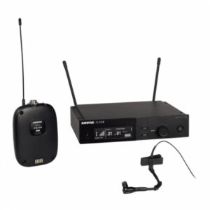 Shure SLXD14/B98H Digital Wireless Instrument Microphone System with BETA98H/C Clip-on Instrument Microphone - Image 1