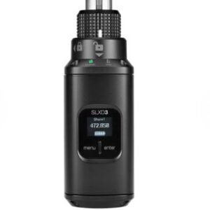 Shure SLXD3 Plug-On Digital Wireless Transmitter With XLR Connector