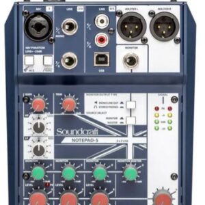 Soundcraft 5085980EU | Notepad-5 EU Variant