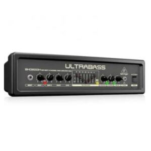 Behringer ULTRABASS BXD3000H Ultra-Lightweight 300-Watt 2-Channel Bass Amplifier Head with FBQ Spectrum Analyzer, Ultrabass Processor and Compressor