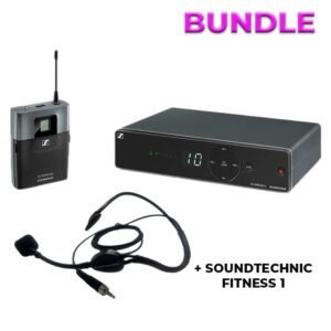 Sennheiser XSW1 Wireless Bodypack System + Soundtechnic FITNESS 1 Headset (Bundle Set)