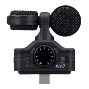 Zoom Am7 Rotating Mid Side Stereo Capsule - USB-C Connector for Android