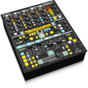 Behringer DIGITAL PRO MIXER DDM4000 Ultimate 5-Channel Digital DJ Mixer with Sampler, 4 FX Sections, Dual BPM Counters and MIDI
