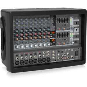 Behringer EUROPOWER PMP1680S 1600-Watt 10-Channel Powered Mixer with Dual Multi-FX Processor and FBQ Feedback Detection System - Image 1