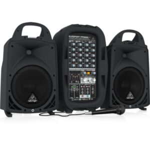 Behringer PPA500BT 500-Watt 6-Channel Portable PA System