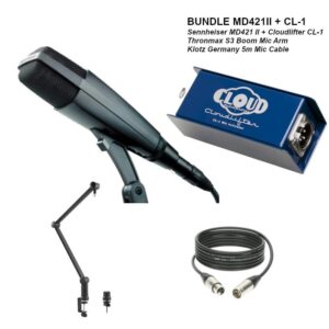 Sennheiser MD 421-II Dynamic Cardioid Microphone Kit - Image 1