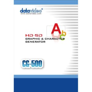Datavideo CG-500 HD/SD Character Generator Software