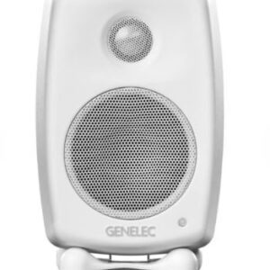 Genelec G Two 2-Way Powered Bookshelf Speaker (White & Black, Single)