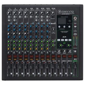 Mackie Onyx12 12-channel Analog Mixer with Multi-Track USB