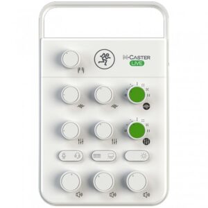 Mackie M-Caster Live Portable Livestreaming Mixer - White