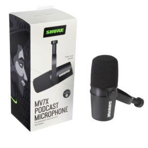 Shure MV7X XLR Dynamic Broadcast Microphone - Image 1