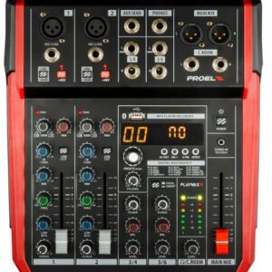 Proel PlayMix 6 6-Channel Compact Mixer