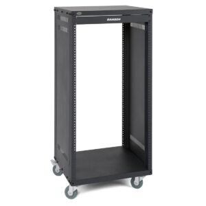 Samson SRK21 21U 19" Equipment Rack with Castor Wheels