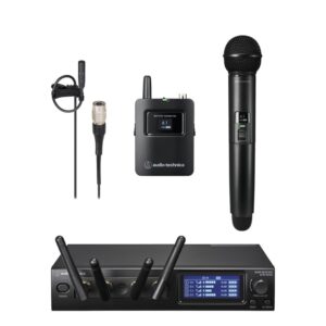 Audio Technica ATW-1423/BP898cW System 20 PRO Dual Wireless Combo System