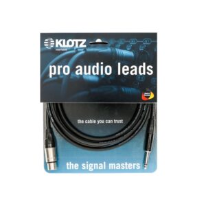 Klotz M1FP1K0300 3m XLRF-TS Microphone Cable