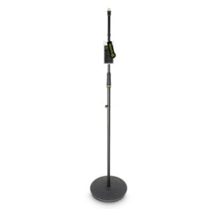 Gravity MS 23 Microphone Stand with Round Base (Black)